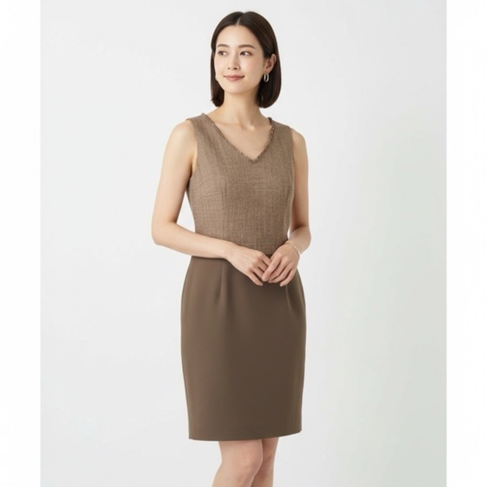 Escada V Neck Dress
